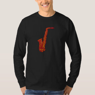 T-shirt Saxophone