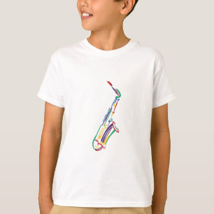 T-shirt Saxophone