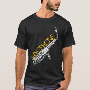 T-shirt saxophone