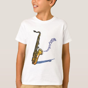 T-shirt Saxophone