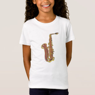 T-shirt saxophone