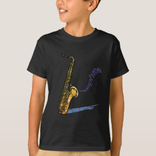 T-shirt Saxophone