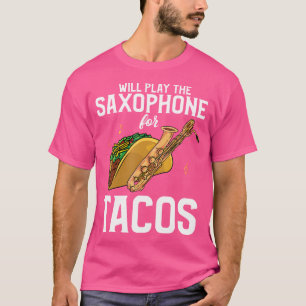 T-shirt Saxophone Baryton Drôle Jouera Du Saxophone Pour T