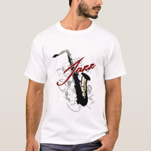 T-shirt Saxophone de jazz