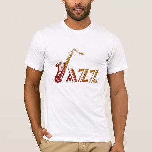 T-shirt Saxophone de jazz
