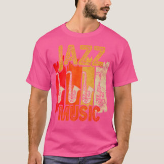 T-shirt Saxophone de musique jazz