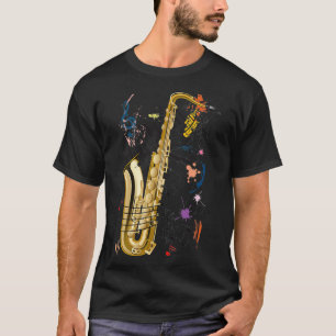 T-shirt Saxophone et jazz