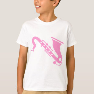 T-shirt Saxophone - rose