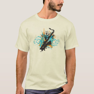 T-shirt Saxophone urbain