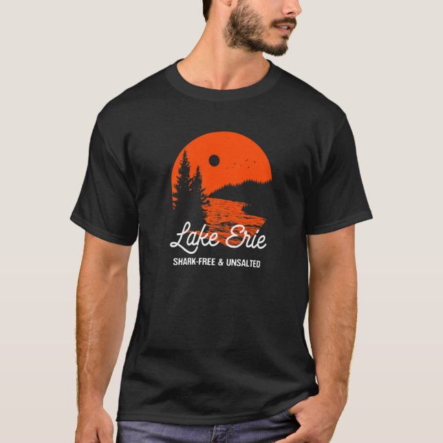 T-shirt Sayings de vacances sans requin et non salés du la (Devant)