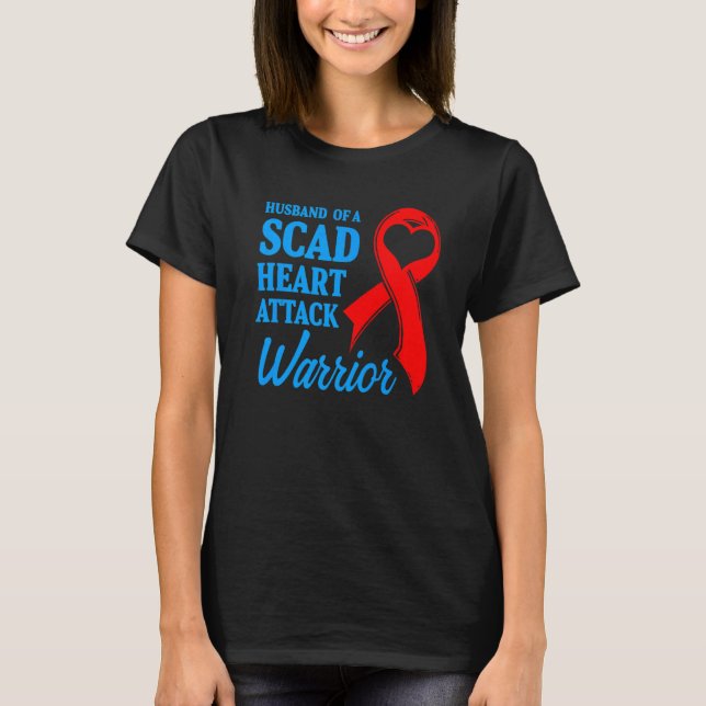 T-shirt SCAD Attaque cardiaque Survivor Life Future US War (Devant)
