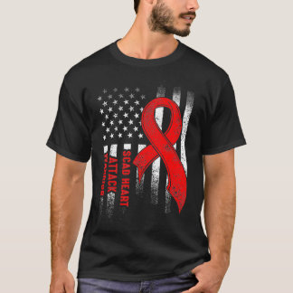 T-shirt SCAD Heart Attack Survivor Win Warrior Awareness 