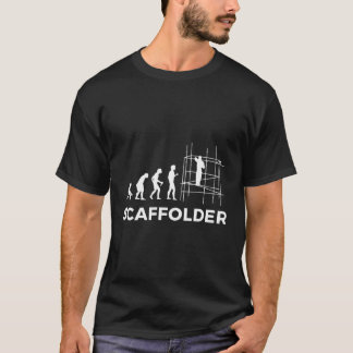T-shirt Scaffolder Evolution Cadeaux Hommes femmes échafau