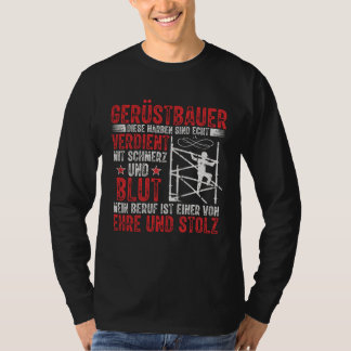T-shirt Scaffolding Manager Craft Scaffolder