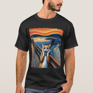 T-shirt Scam Cat Parody Drôle Amoureux de les chats Cat Mo