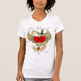 T-shirt Scan0514, amour, peut blesser, quand vous doin il