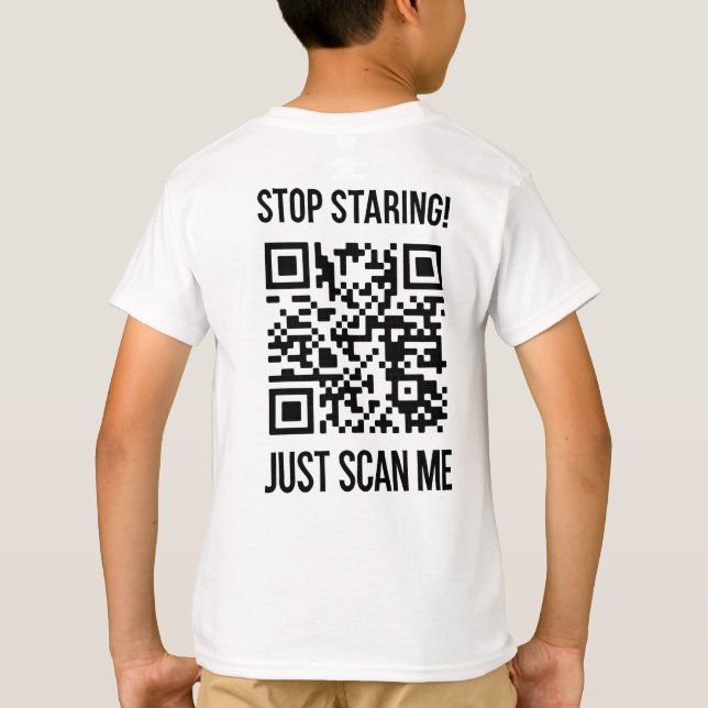 T-shirt Scan Me QR Code : Choisissez la gentillesse chaque (Dos)