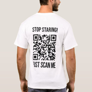 T-shirt Scan Me QR Code : Créez votre avenir