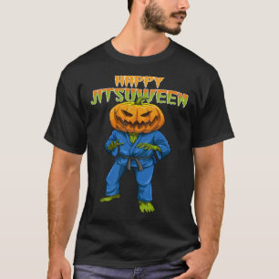 T-shirt Scandale Halloween Citrouille brésilien Jiu Jitsu 