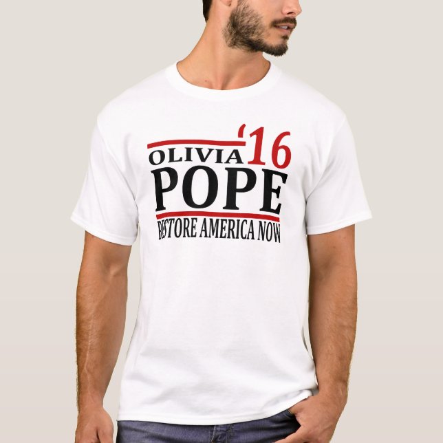 T-SHIRT SCANDALE POPE D'OLIVIE 2016 (Devant)