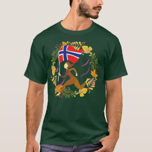 T-shirt Scandinavia Pride Norwegian Drapeau Norvège