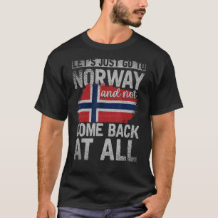 T-shirt Scandinavie Drapeau norvégien Pays nordique Norvèg