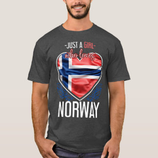 T-shirt Scandinavie Norvège fille cadeau Fiers Norvège