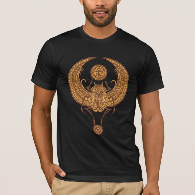 T-shirt Scarabée à ailes par Egyptien (Devant)