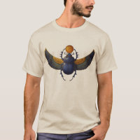 Scarabée ailé égyptien antique Khepri Dieu Soleil