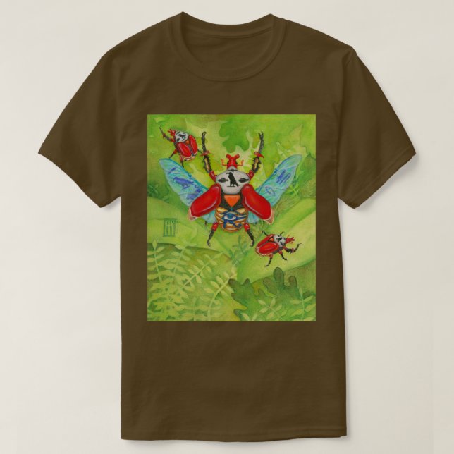 T-Shirt Scarabées Sacrés (Design devant)