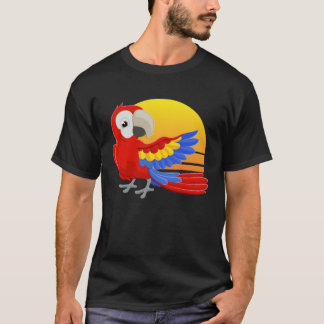 T-shirt Scarlet Macaw Costume Men Women Kids