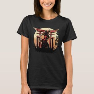 T-shirt Scary déplaisant asiatique chasseur japonais samou