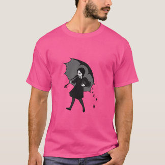 T-shirt Scary Girl retro