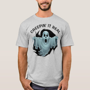 T-shirt Scary Haunting Ghost Customisé