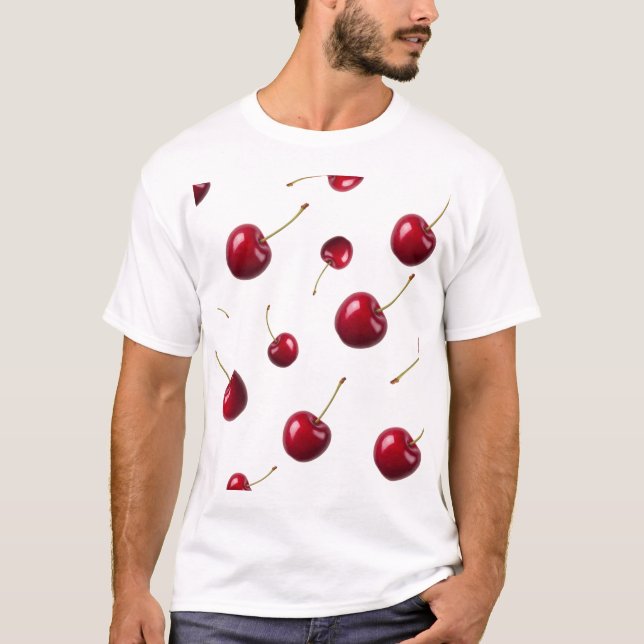 T-shirt Scattered Cherries (Devant)