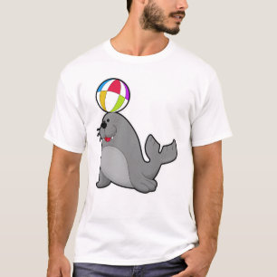 T-shirt Sceau aux sports nautiques avec water polo