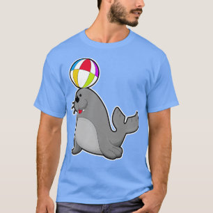 T-shirt Sceau aux sports nautiques avec water polo