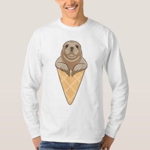 T-shirt Sceau avec cône de crème glacée