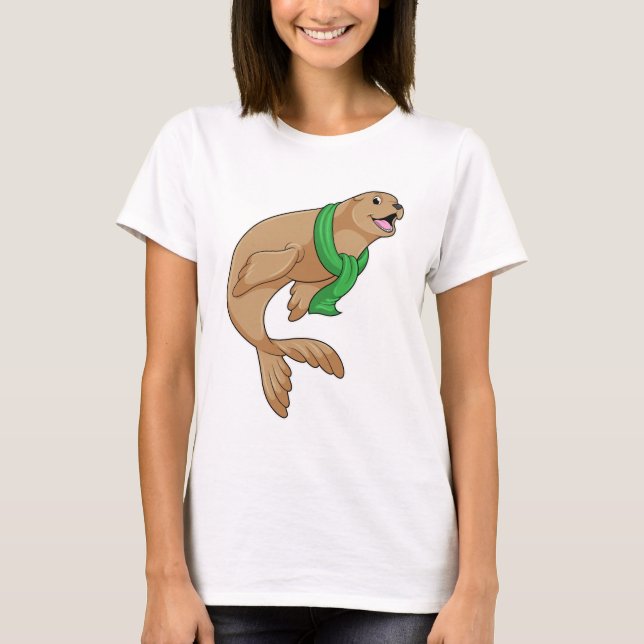 T-shirt Sceau avec écaille (Devant)
