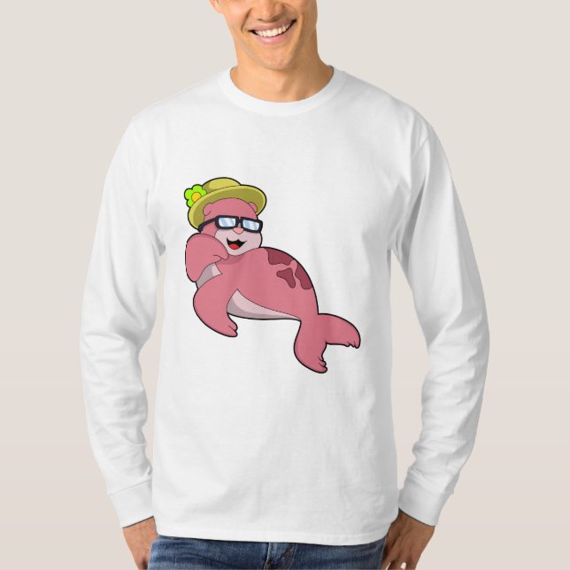 T-shirt Sceau avec lunettes.PNG (Devant)