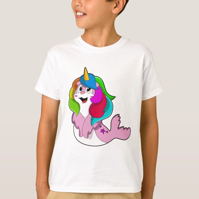 T-shirt Sceau comme licorne (Devant)