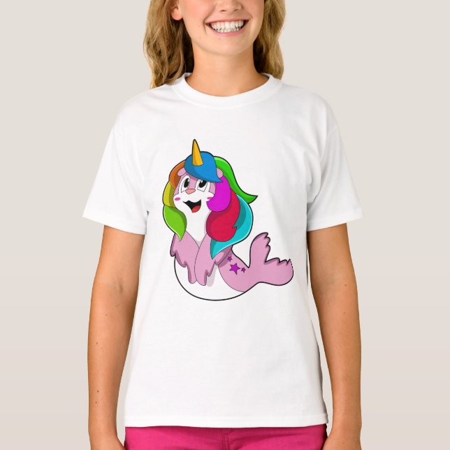 T-shirt Sceau comme licorne (Devant)