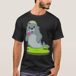 T-shirt Sceau cône crème glacée