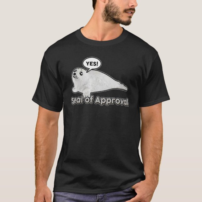 T-shirt Sceau D'Approbation Idée Sceau Animal Sceau (Devant)