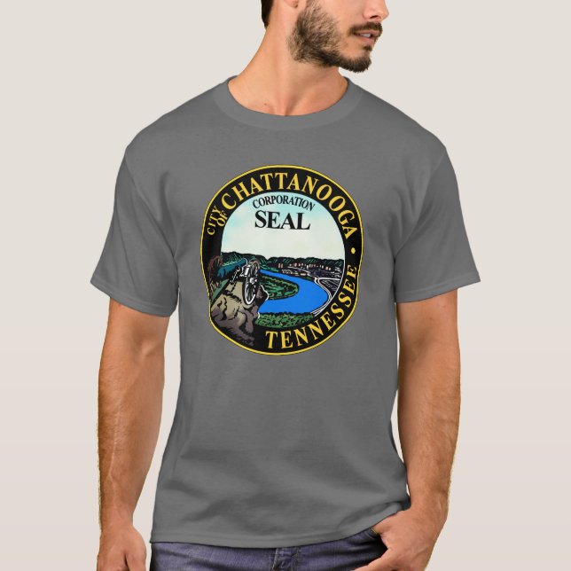 T-shirt Sceau de Chattanooga, Tennessee (Devant)