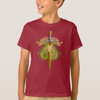 T-shirt Sceau de dragon à flamme de rubis