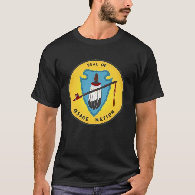 T-shirt Sceau de la nation Osage (Devant)