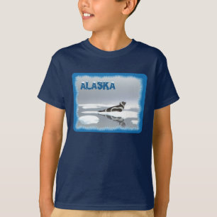 T-shirt Sceau De Ruban Sur Glace