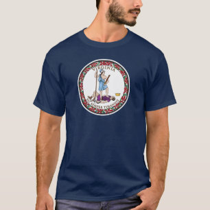 T-shirt Sceau d'État de Virginie, États-Unis