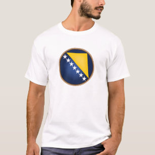 T-shirt Sceau Drapeau cool Bosnie-Herzégovine